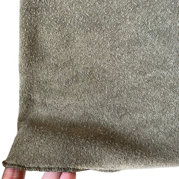 Lucky Brand Vtg Y2K Terry Cloth Swim Cover-up Dress Olive Green Halter Neck - Picture 12 of 16